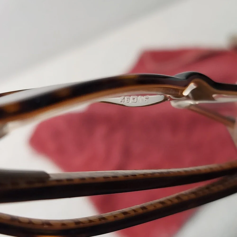 New Coach Eyeglass Frames LIZZIE 514 Brown Tortoise Full Rim 48-15-135 &‎ Case